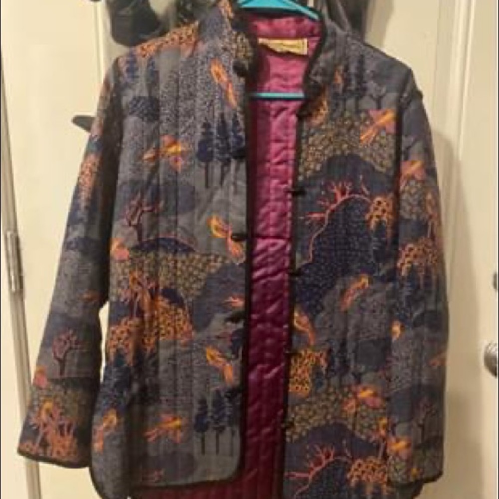 Asian inspired Treatments, silk interior jacket